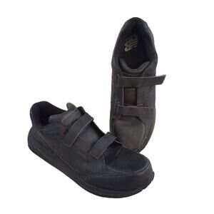 New Balance Roll Bar Walking Shoes Mens 16 D Black Leather Comfort